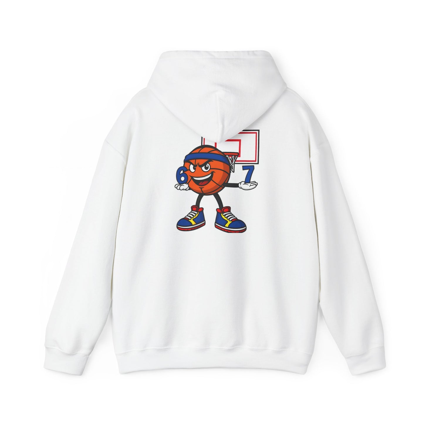 Basketball "67" White Sweatshirt