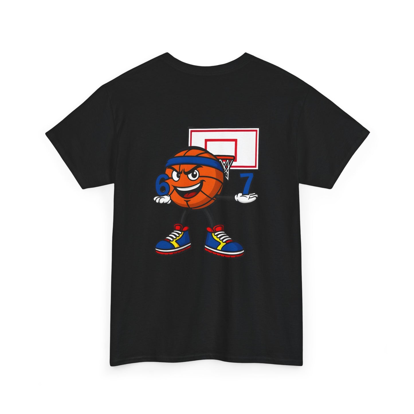 Short Sleeve Black Basketball "67" Tee Shirt
