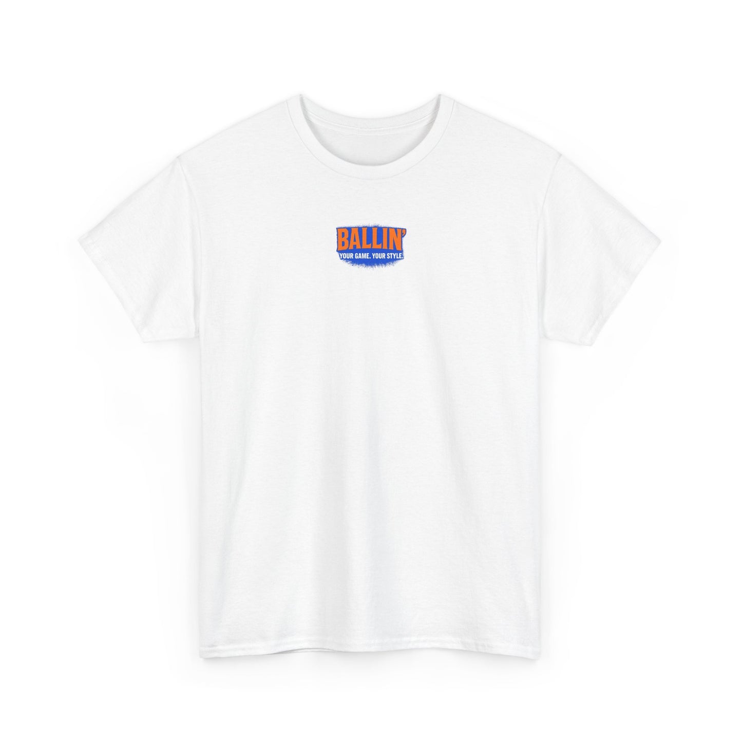 Short Sleeve White Basketball "67" Tee Shirt