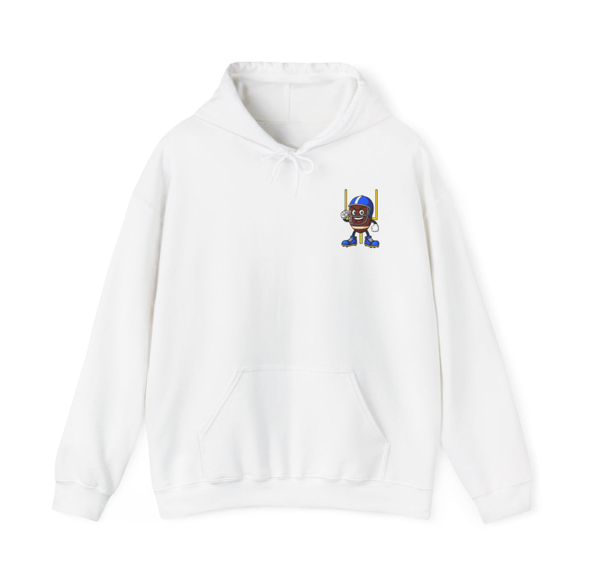 Football White Sweatshirt