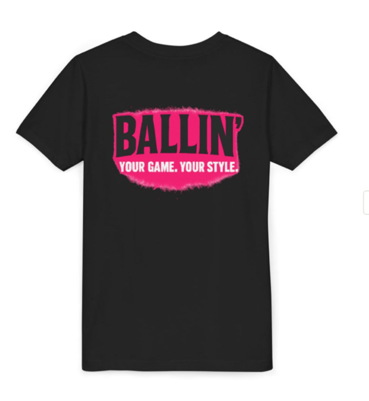 Short Sleeve Black Breast Cancer Baseball Tee Shirt