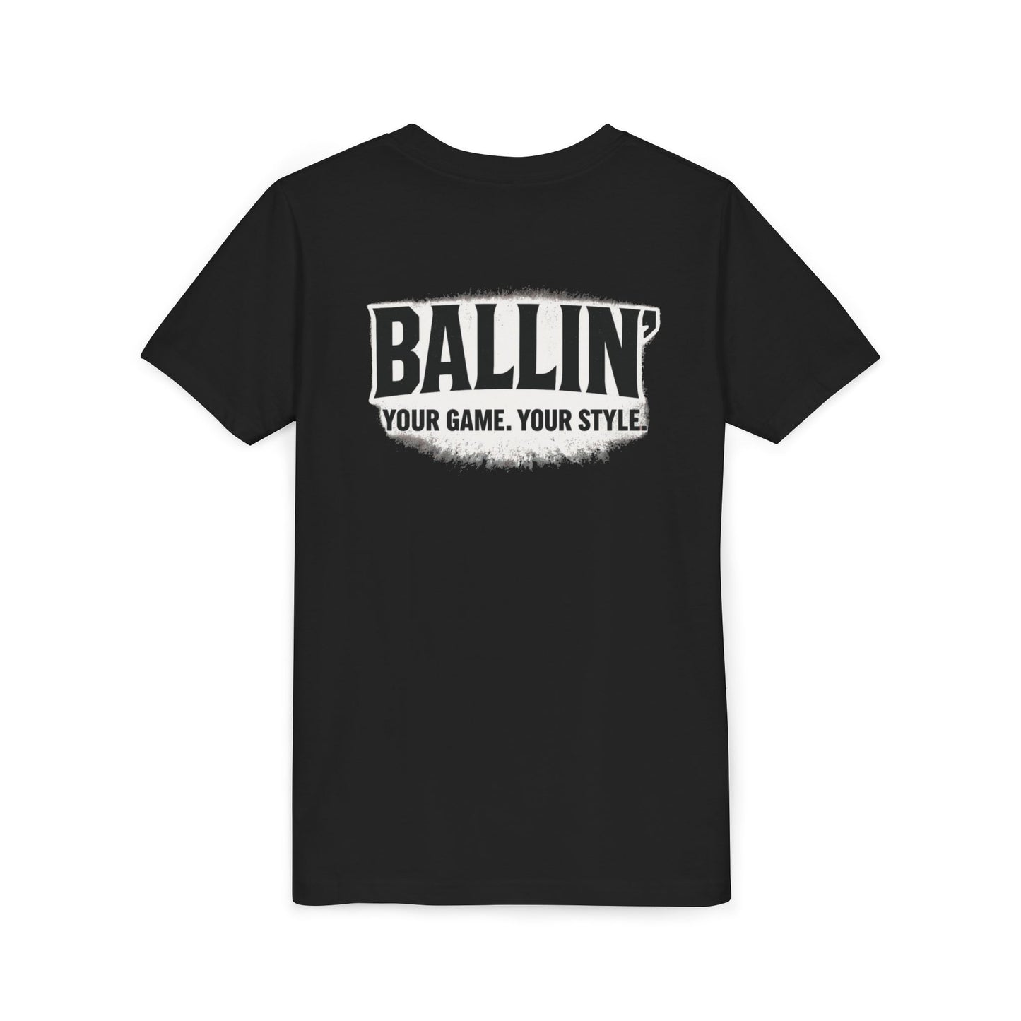 Short Sleeve Black Soccer Tee Shirt