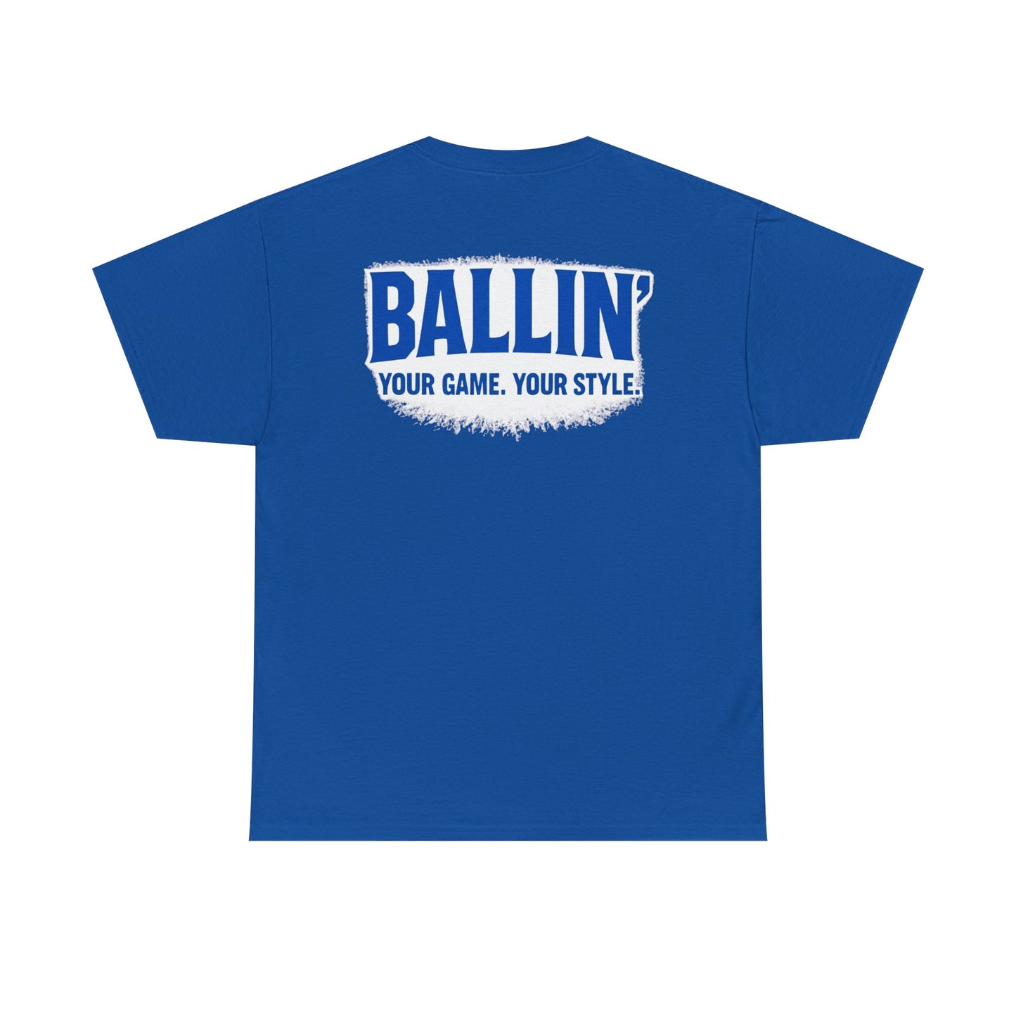 Short Sleeve Cobalt Blue Basketball Tee Shirt
