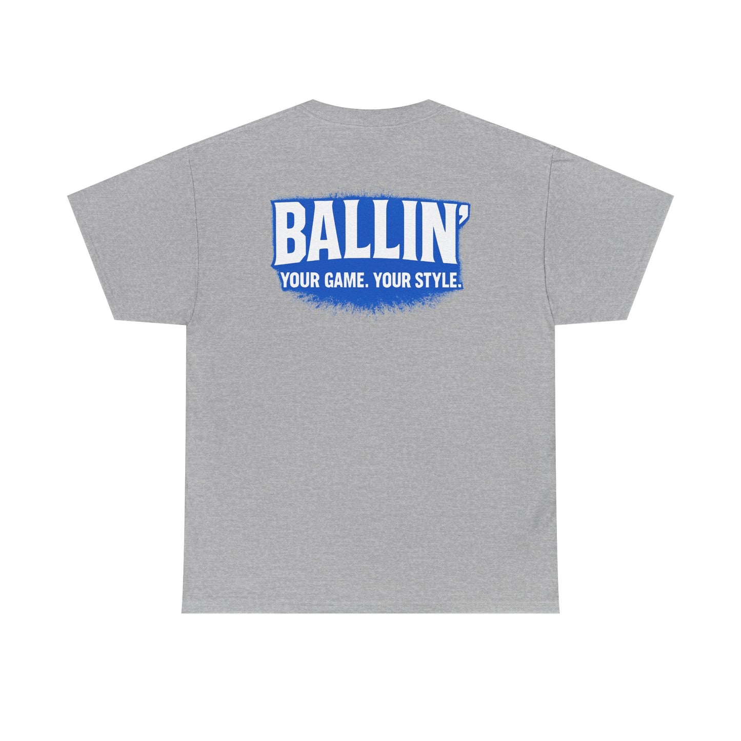 Short Sleeve Grey Basketball Tee Shirt