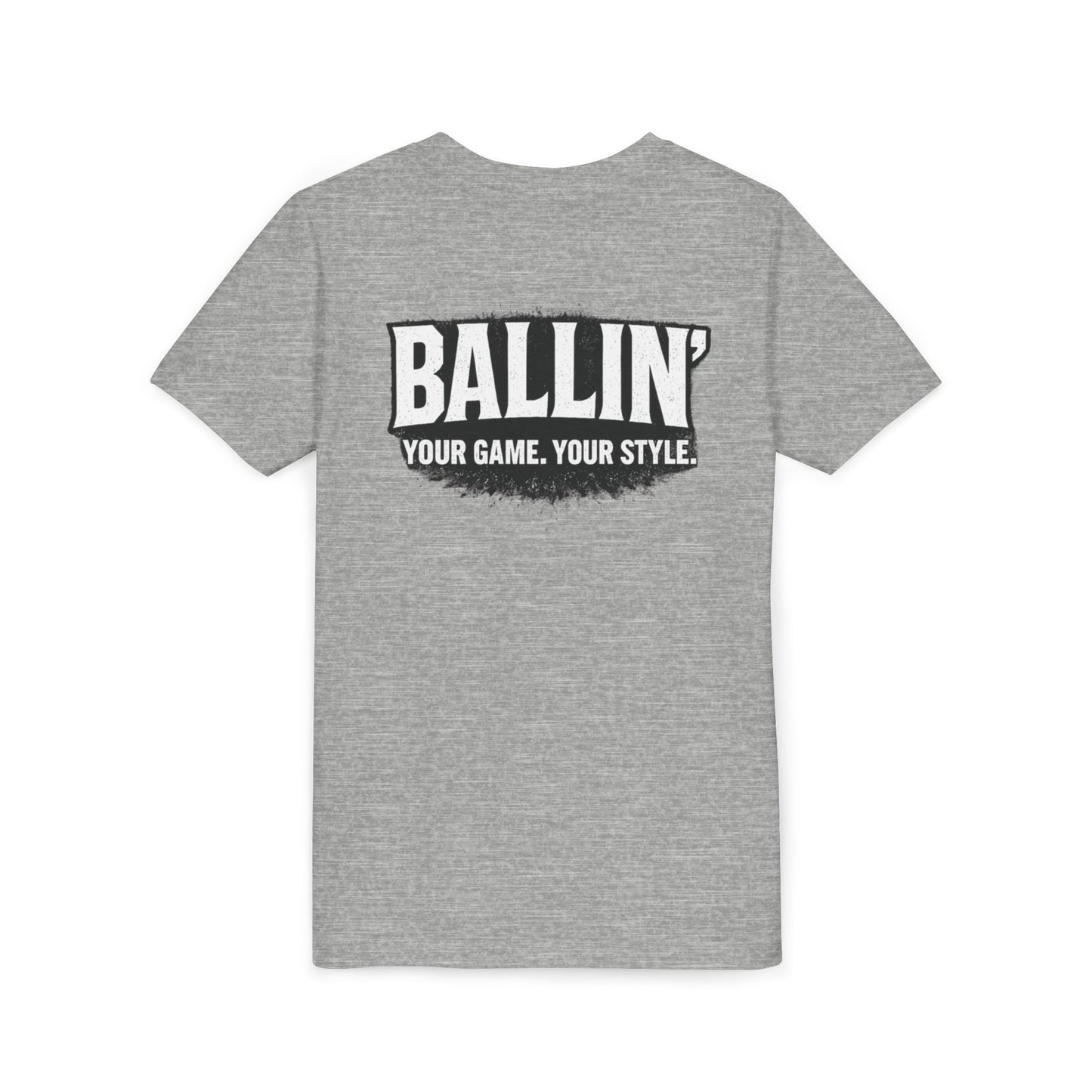 Short Sleeve Grey Soccer Tee Shirt