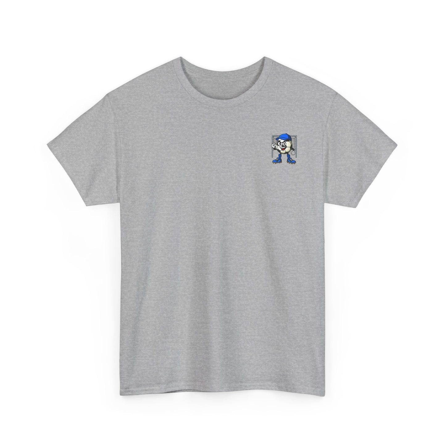 Short Sleeve Grey Soccer Tee Shirt