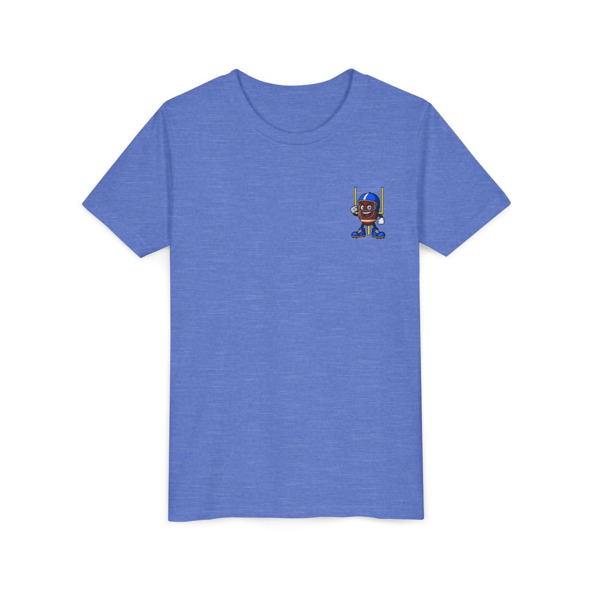 Short Sleeve Carolina Blue Football Tee Shirt