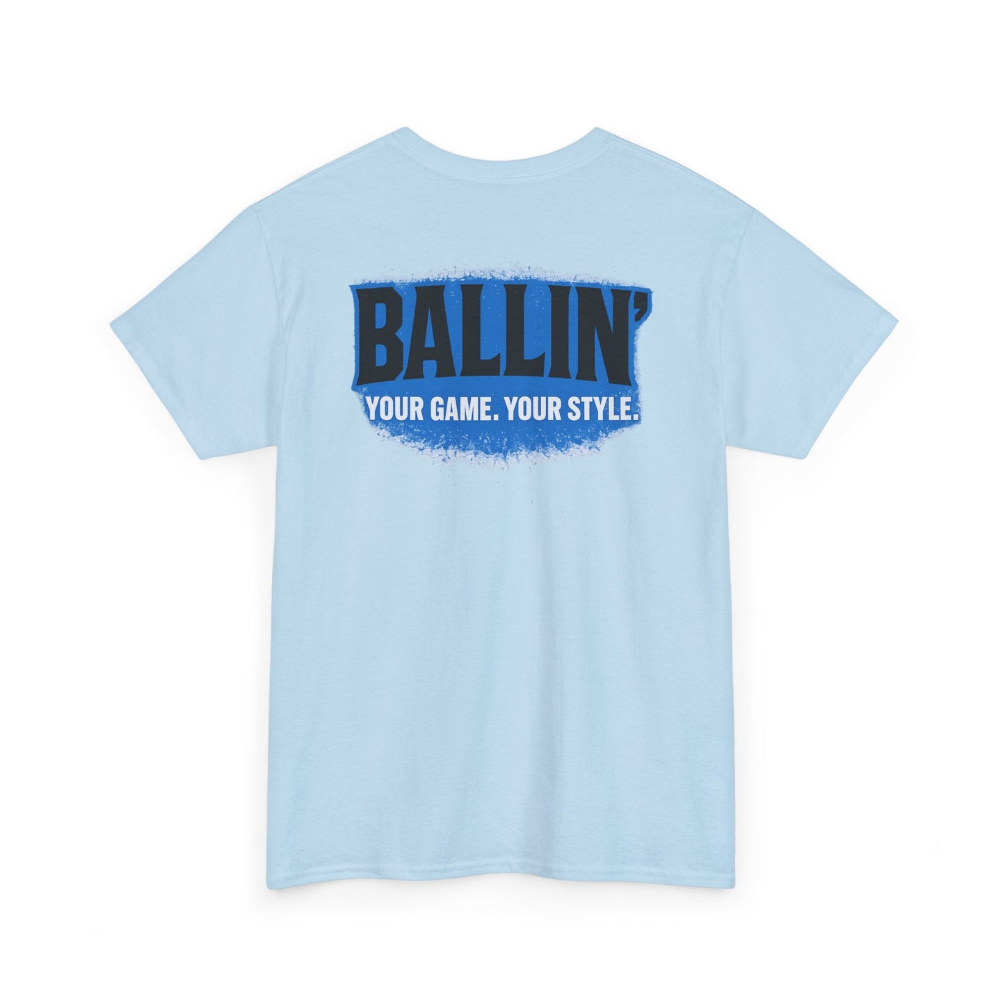 Short Sleeve Hockey Light Blue Tee Shirt