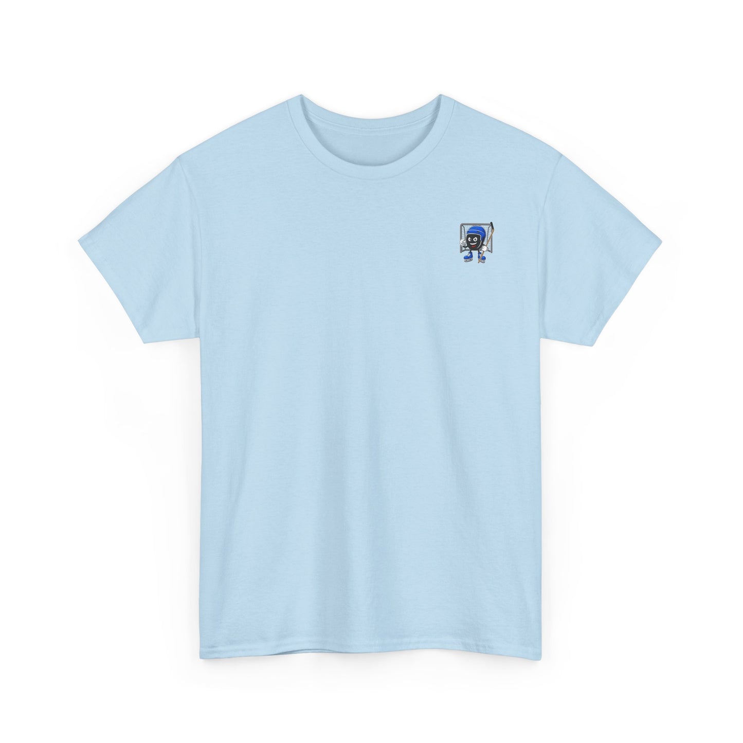 Short Sleeve Hockey Light Blue Tee Shirt