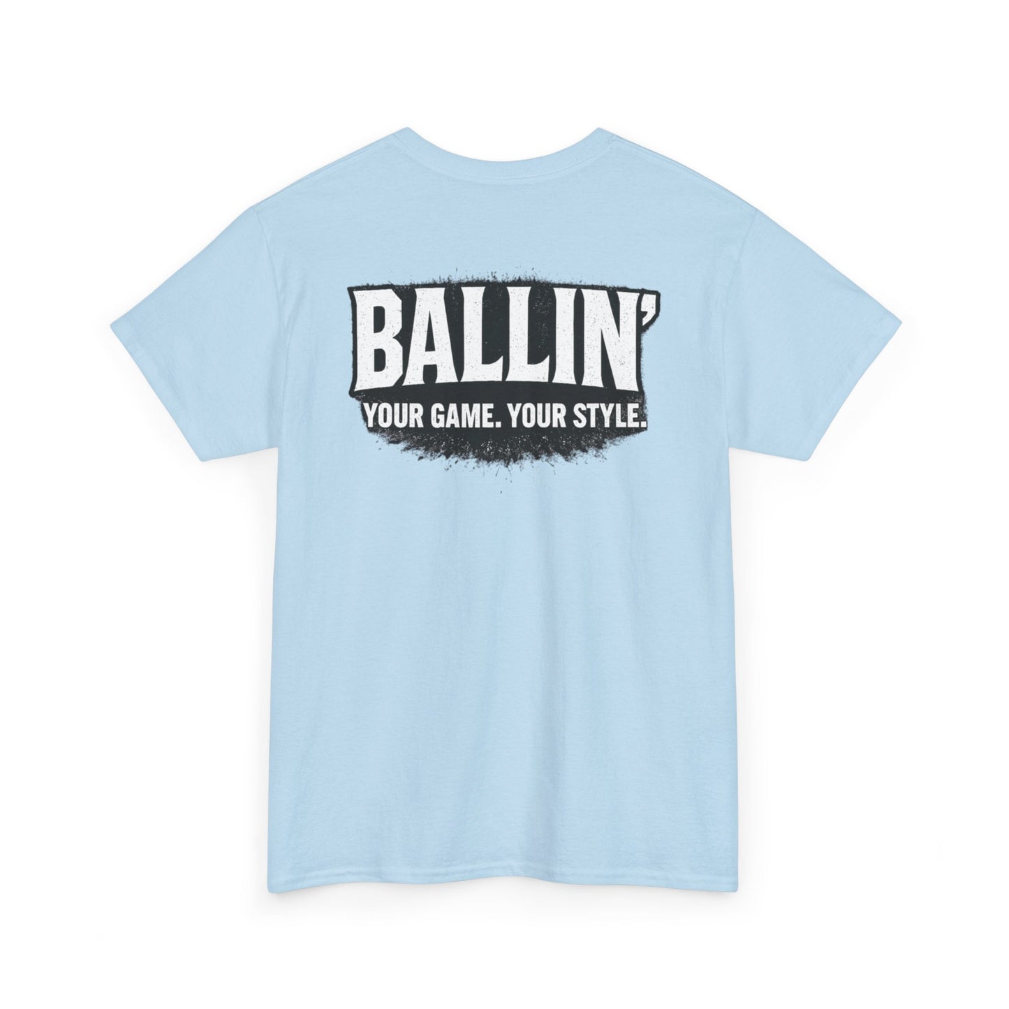 Short Sleeve Light Blue Logo Tee Shirt