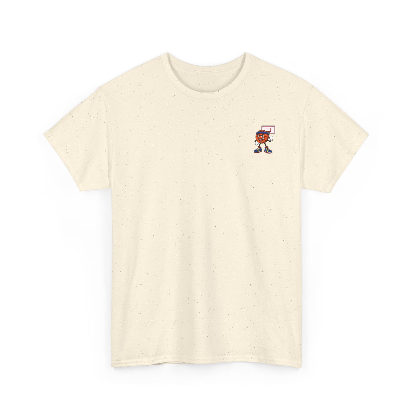 Short Sleeve Natural Basketball Tee Shirt