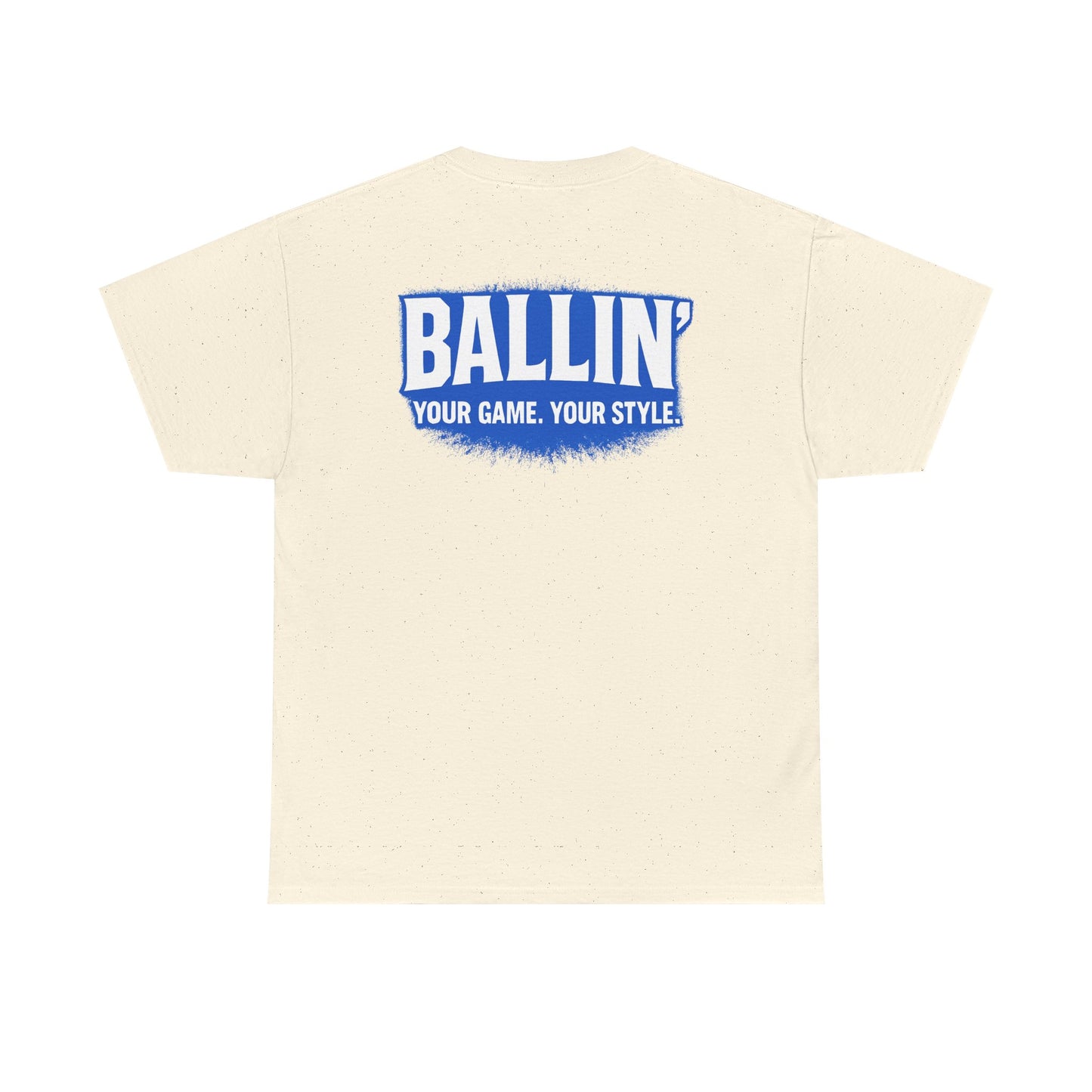 Short Sleeve Natural Basketball Tee Shirt