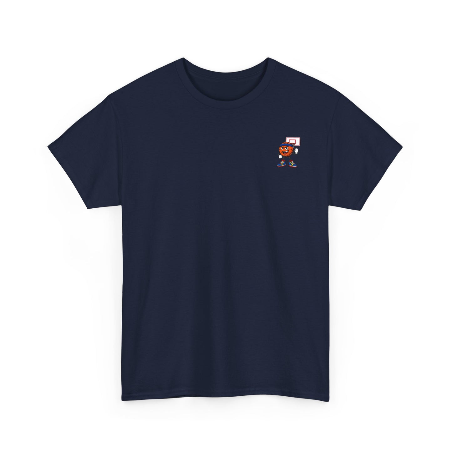 Short Sleeve Navy Basketball Tee Shirt