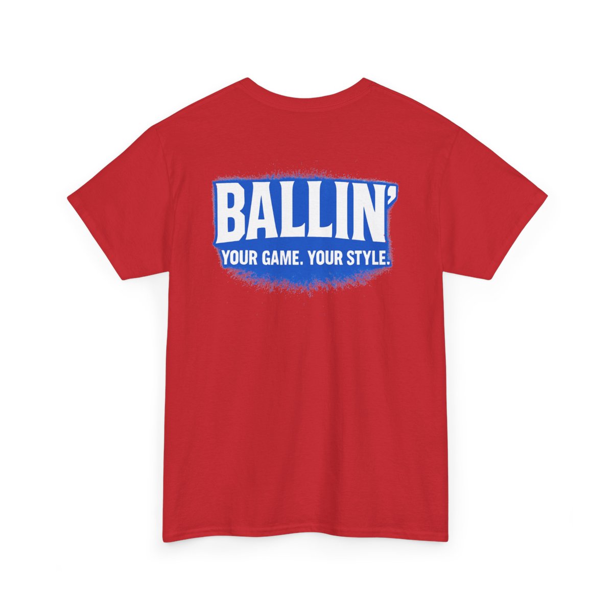 Short Sleeve Red Lacrosse Tee Shirt