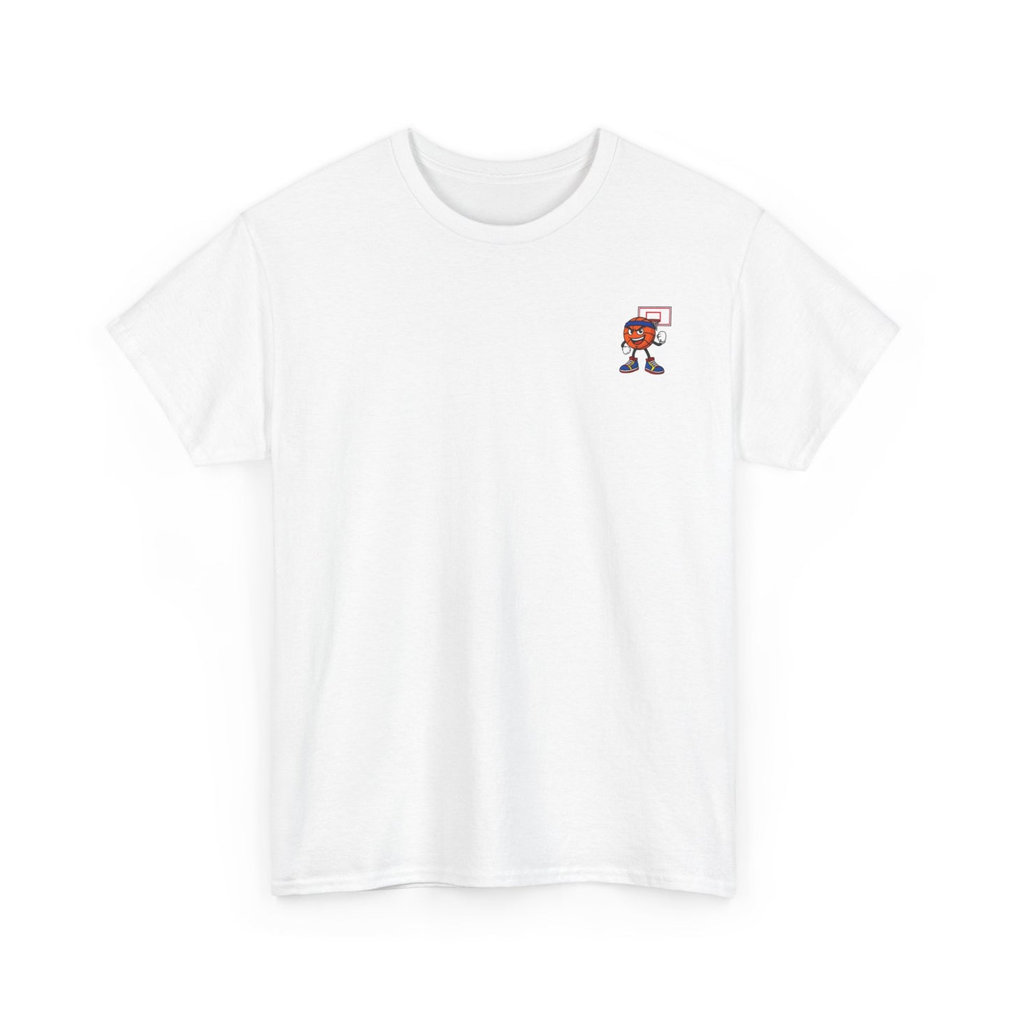 Short Sleeve White Basketball Tee Shirt