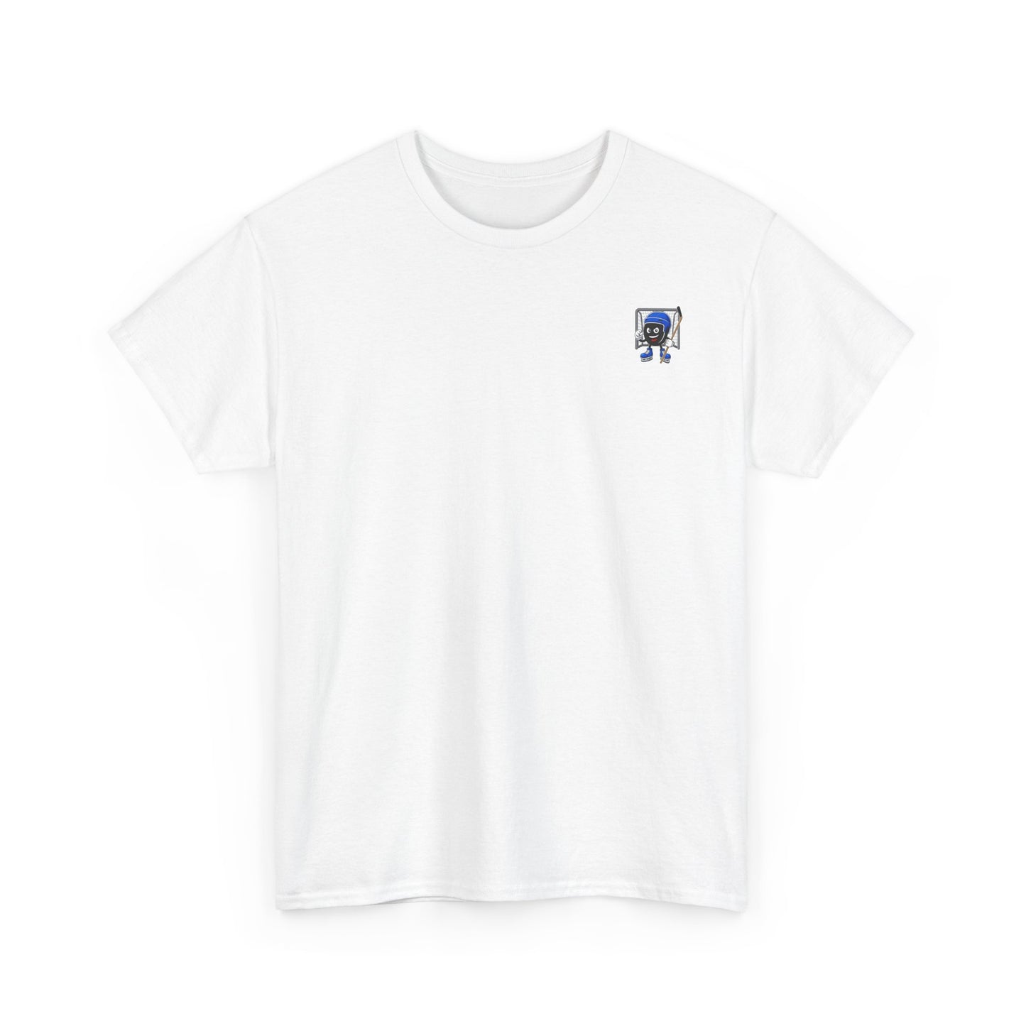 Short Sleeve Hockey White Tee Shirt