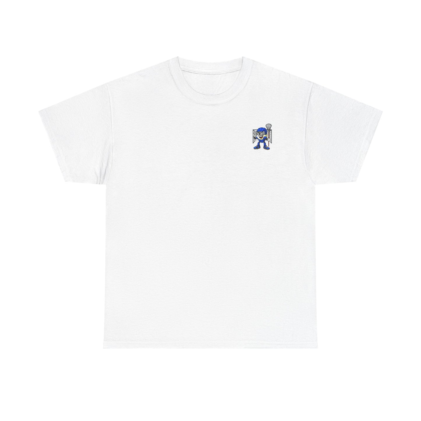Short Sleeve White Lacrosse Tee Shirt