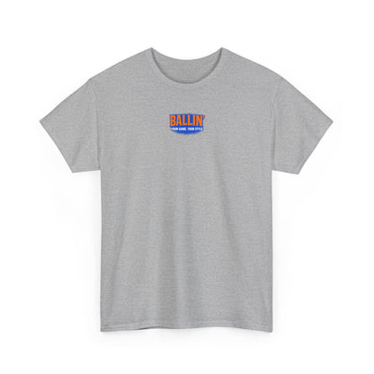 Short Sleeve Gray Basketball "67" Tee Shirt