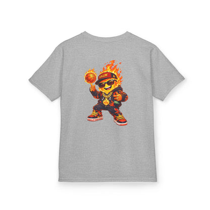 Gray Fireball Tee Shirt