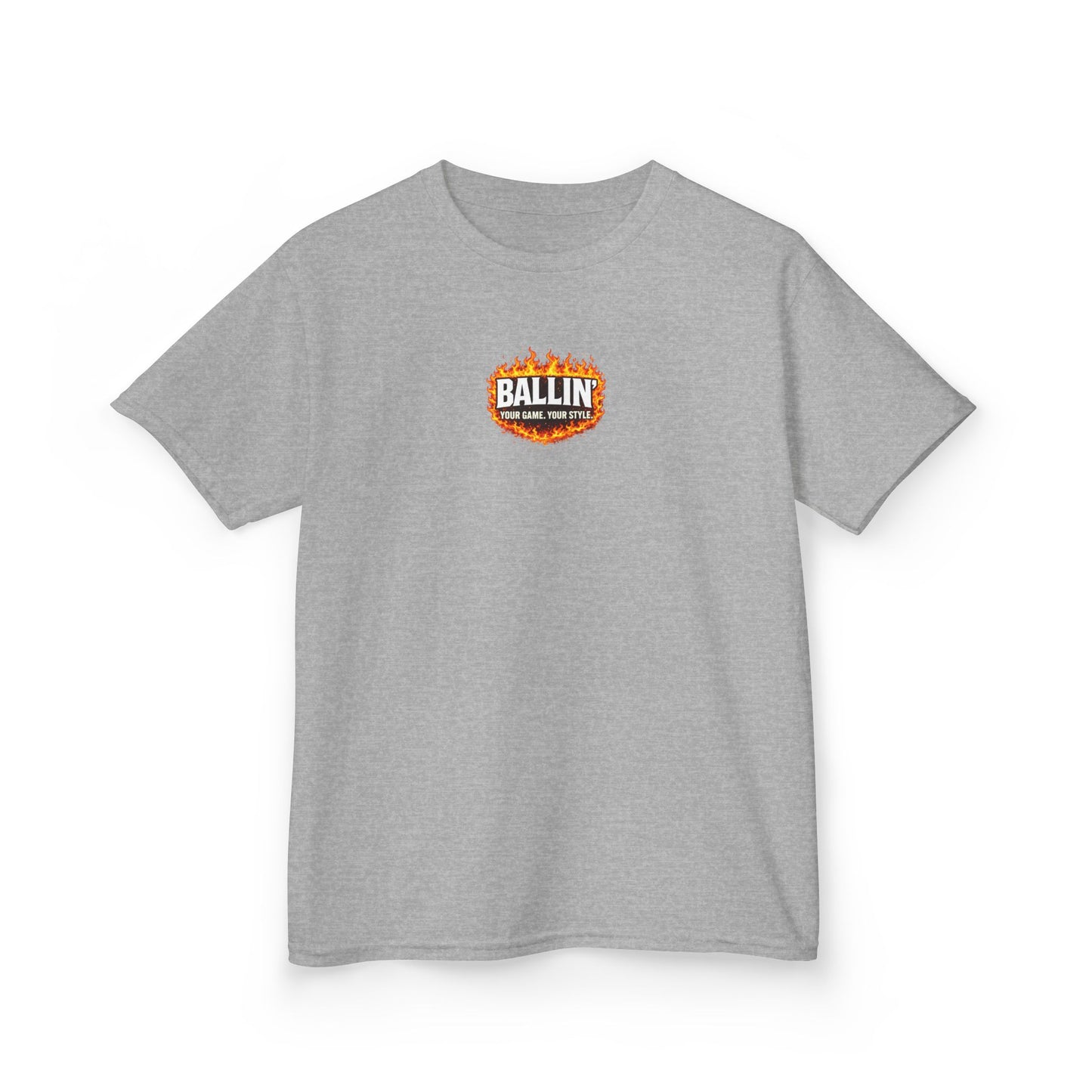Gray Fireball Tee Shirt