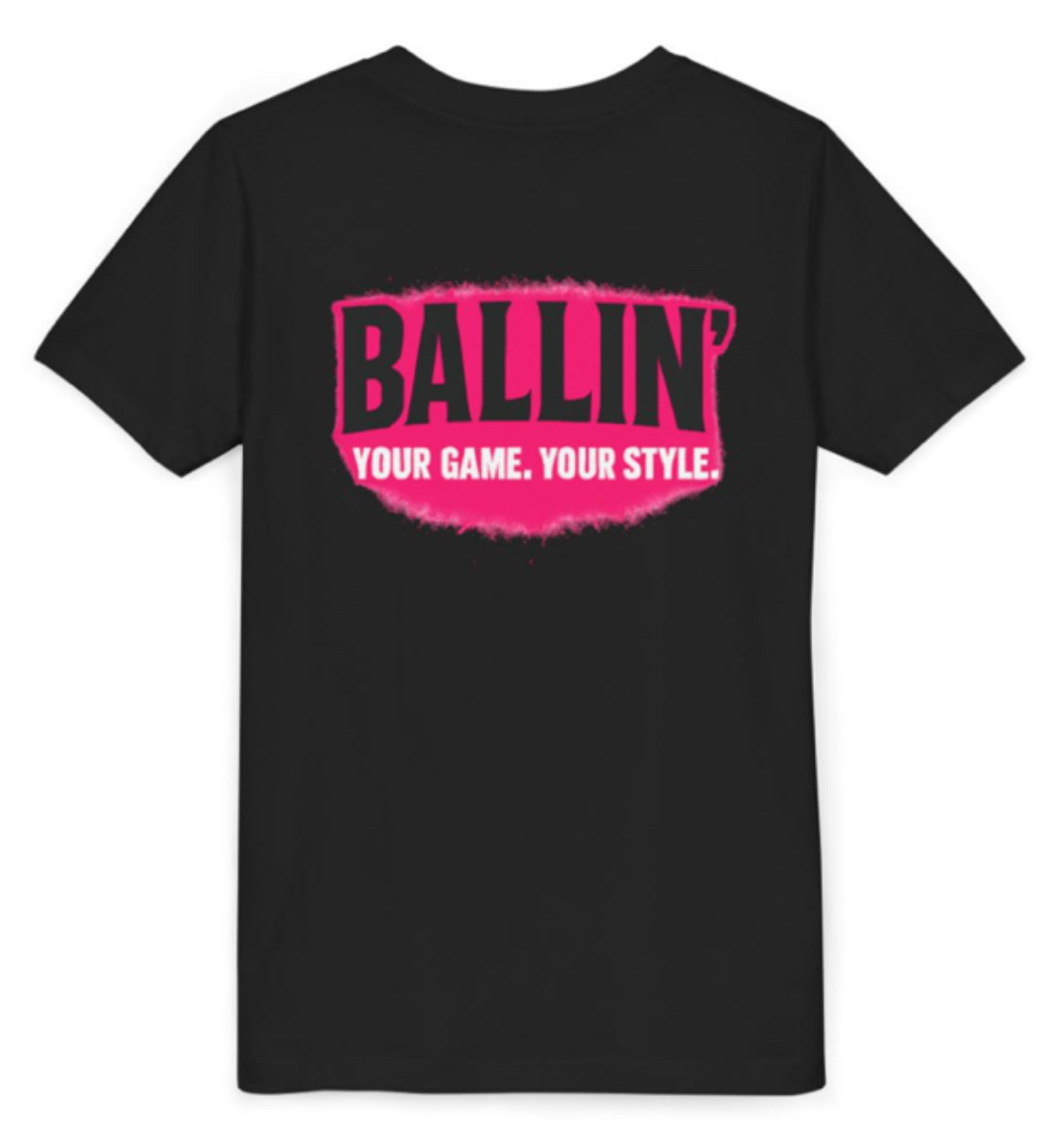 Short Sleeve Black Breast Cancer Logo Tee Shirt
