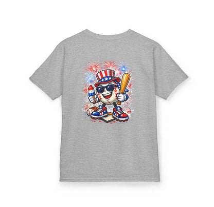 Grey America Tee