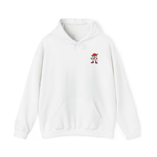 Baseball White Sweatshirt