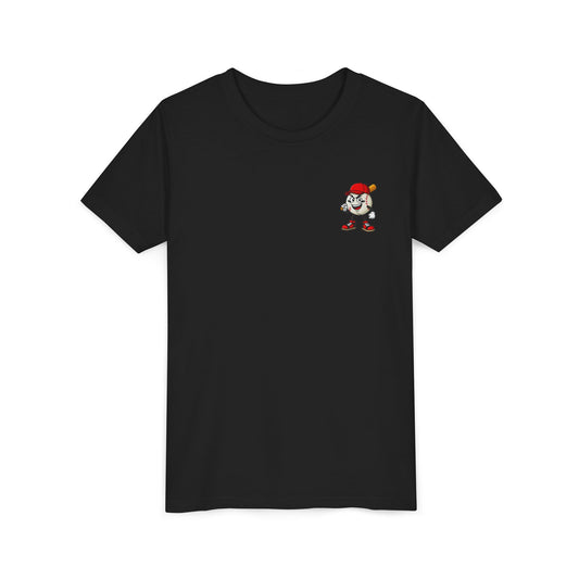 Short Sleeve Black Baseball Tee Shirt