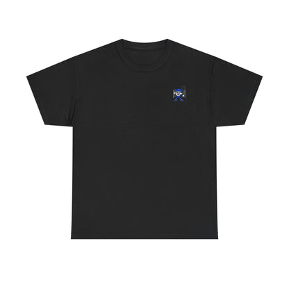 Short Sleeve Black Lacrosse Tee Shirt