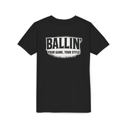 Short Sleeve Black Soccer Tee Shirt