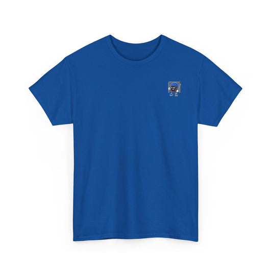 Short Sleeve Hockey Cobalt Blue Tee Shirt