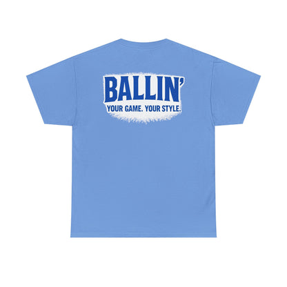 Short Sleeve Carolina Blue Basketball Tee Shirt