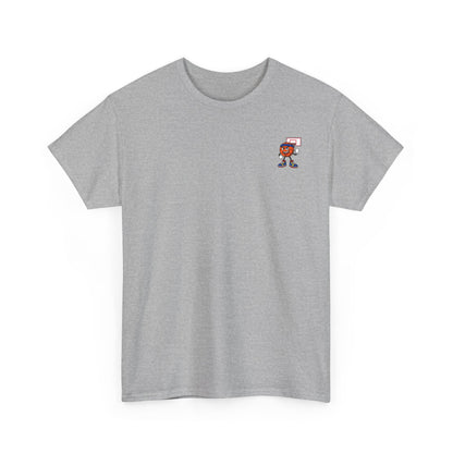 Short Sleeve Grey Basketball Tee Shirt