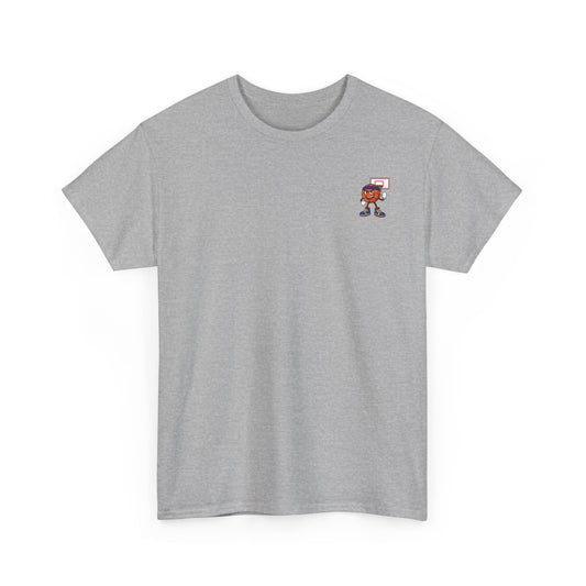 Short Sleeve Grey Basketball Tee Shirt
