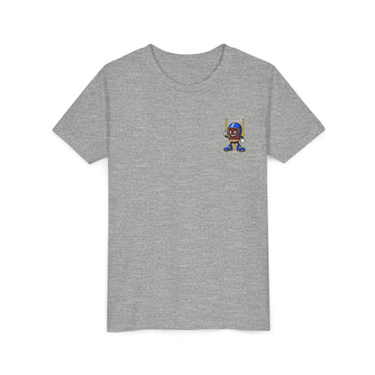 Short Sleeve Grey Football Tee Shirt
