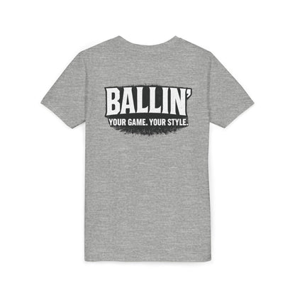 Short Sleeve Grey Soccer Tee Shirt