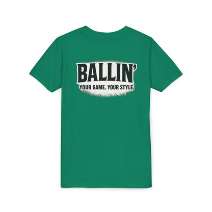 Short Sleeve Green Logo Tee Shirt