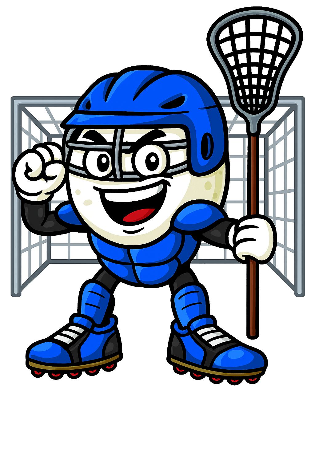 Short Sleeve Cobalt Blue Lacrosse Tee Shirt