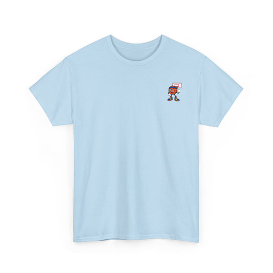 Short Sleeve Light Blue Basketball Tee Shirt
