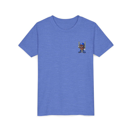 Short Sleeve Carolina Blue Football Tee Shirt