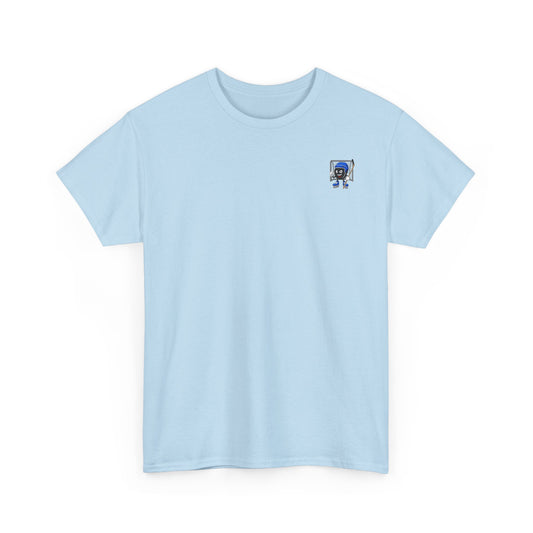 Short Sleeve Hockey Light Blue Tee Shirt