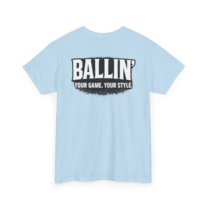 Short Sleeve Light Blue Logo Tee Shirt