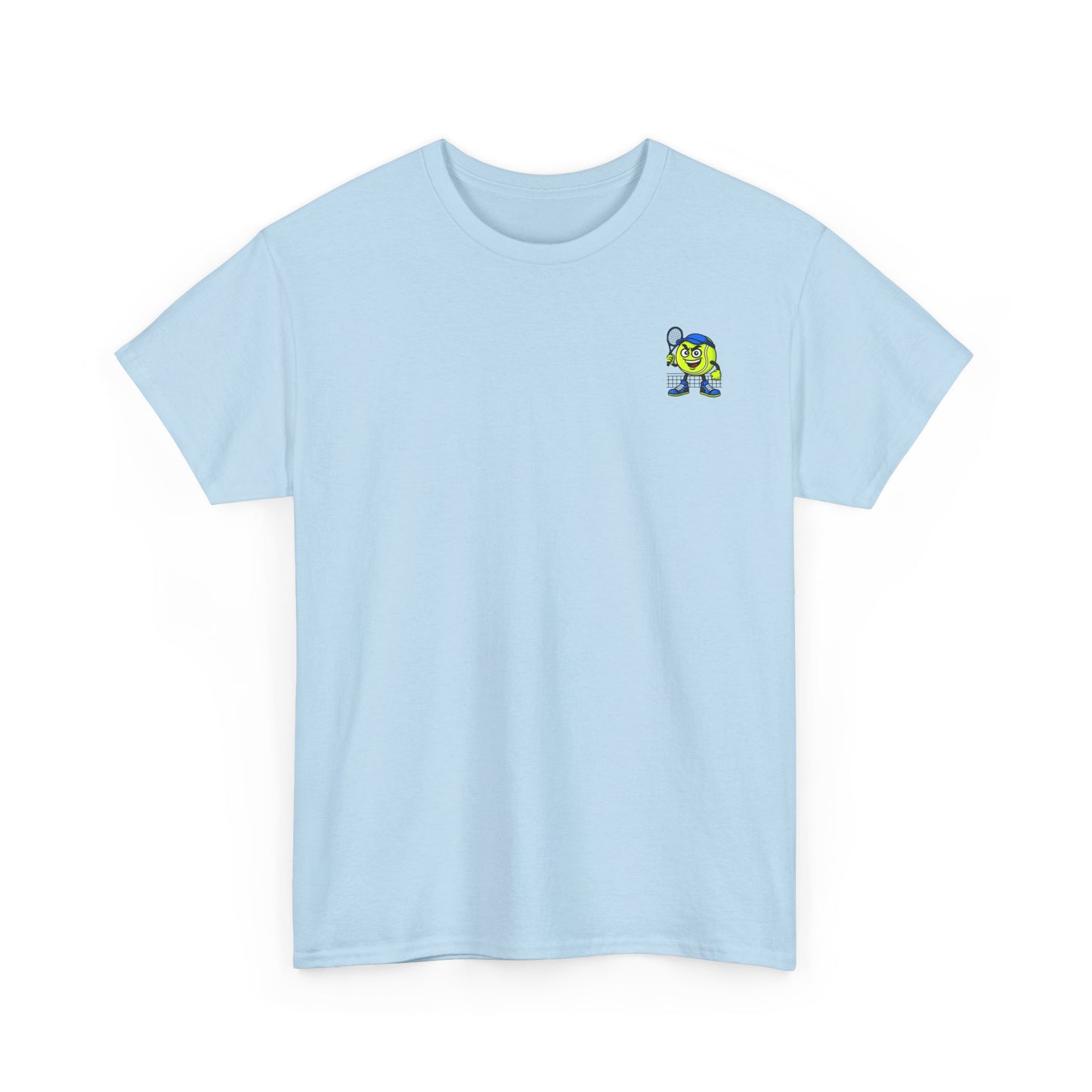 Short Sleeve Light Blue Tennis Tee Shirt