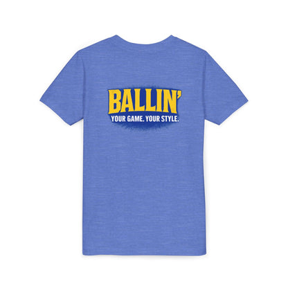 Short Sleeve Carolina Blue Football Tee Shirt