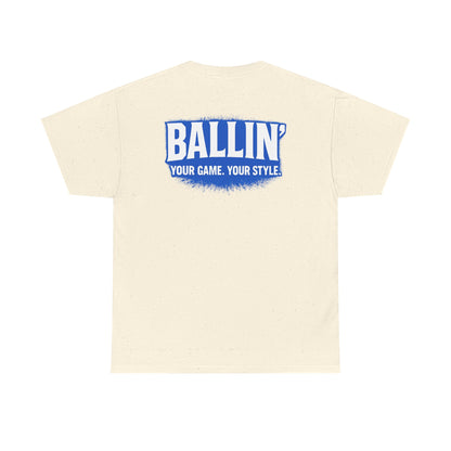 Short Sleeve Natural Basketball Tee Shirt