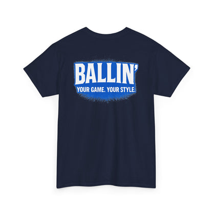 Short Sleeve Navy Tennis Tee Shirt