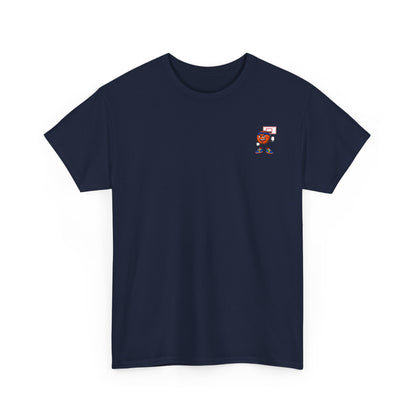 Short Sleeve Navy Basketball Tee Shirt