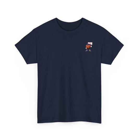 Short Sleeve Navy Basketball Tee Shirt