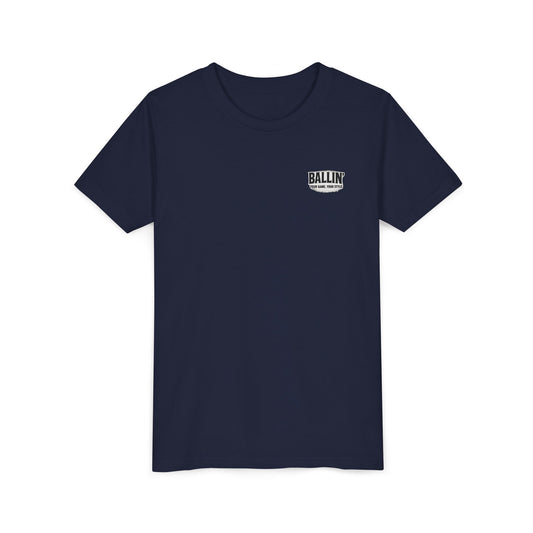 Short Sleeve Navy Logo Tee Shirt