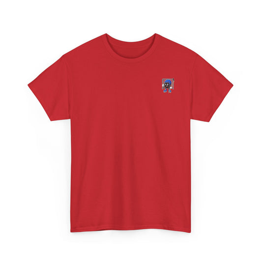Short Sleeve Hockey Red Tee Shirt